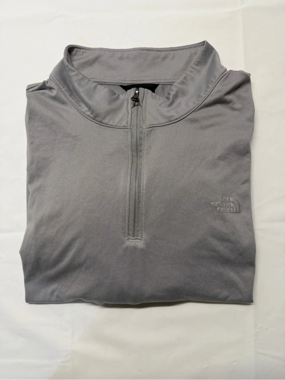The North Face Gray‎ 1/4 Zip Pullover